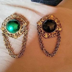 2 Vintage Brooches